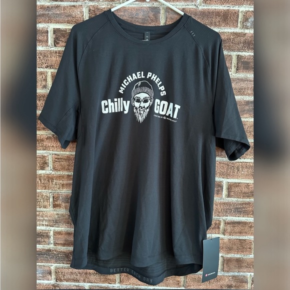 Lululemon Chilly Goat Michael Phelps short sleeved training top - Picture 1 of 7